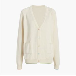 Hill House Cream Button-Up Women's Sweater